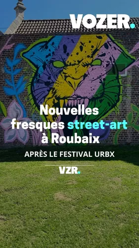 Les nouvelles fresques street-art à Roubaix 