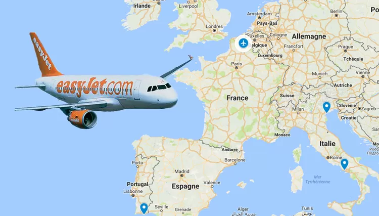 Easyjet ouvre pour l'été trois nouvelles lignes vers l'Italie et le Portugal à Lille-Lesquin