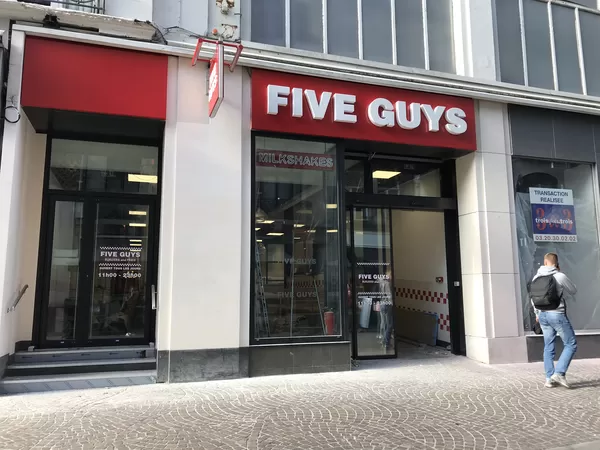 A Lille, Five Guys ouvrira ses portes le 6 novembre
