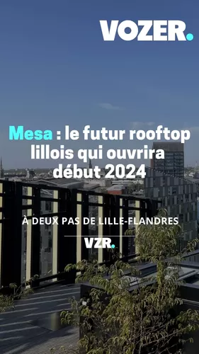 Mesa : le futur rooftop lillois qui ouvrira  début 2024