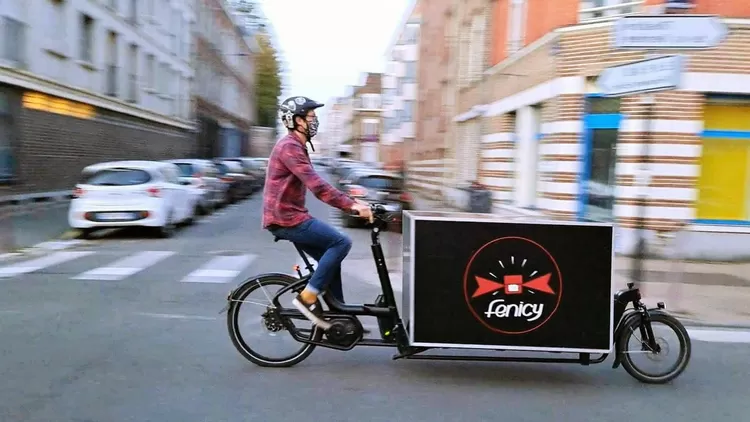 Fenicy livre à vélo des produits locaux dans la métropole lilloise