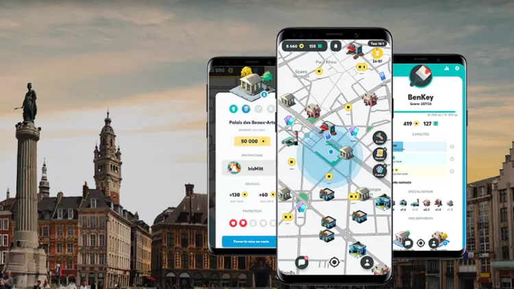 Neopolis, l'application qui transforme Lille en Monopoly® géant
