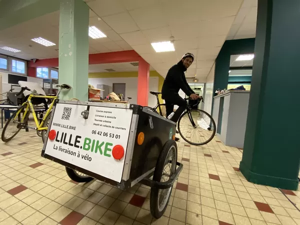 La plateforme coopérative Lille.Bike se lance dans la livraison de repas