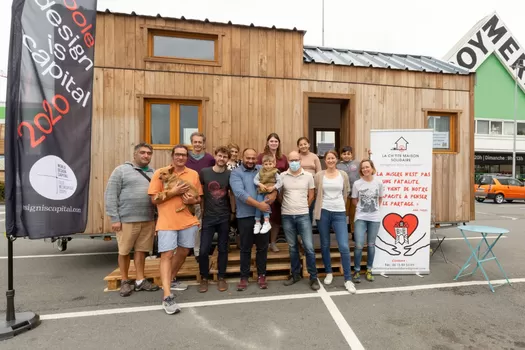 La première tiny house du futur écoquartier solidaire lillois est à découvrir à Villeneuve-d'Ascq