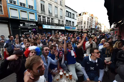 France-Belgique : mieux vaut aller au bar à pied