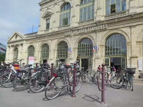 Bientôt le retour d'un parking vélos à côté de la gare Lille-Flandres