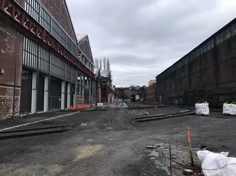 Le chantier de la friche Fives Cail a bien avancé