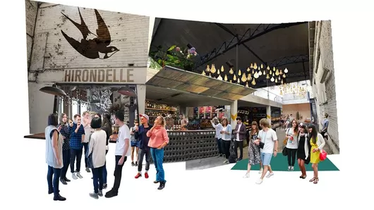 L'Hirondelle, combo brasserie-food court, va ouvrir à J.-B. Lebas