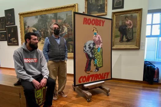 Une œuvre de l'artiste Roobey rentre au musée de La Piscine