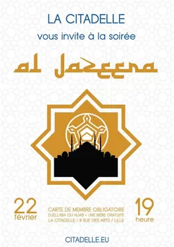 La Citadelle organise une soirée "Al Jazeera" d'un goût douteux