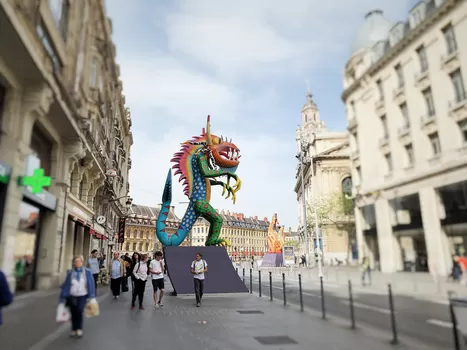 Les alebrijes géants ont pris place rue Faidherbe