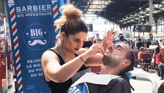 Et si vous vous faisiez tailler une petite barbe, gratos, à la gare Lille-Flandres ?