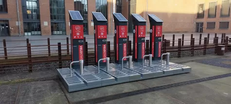 Des stations (très) sécurisées pour vélo s'installent dans le paysage de Lille 