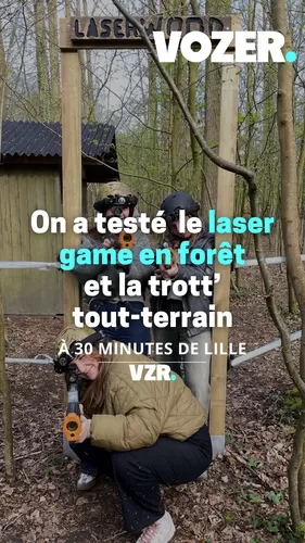 On a testé le laser game en forêt et la trott' tout-terrain
