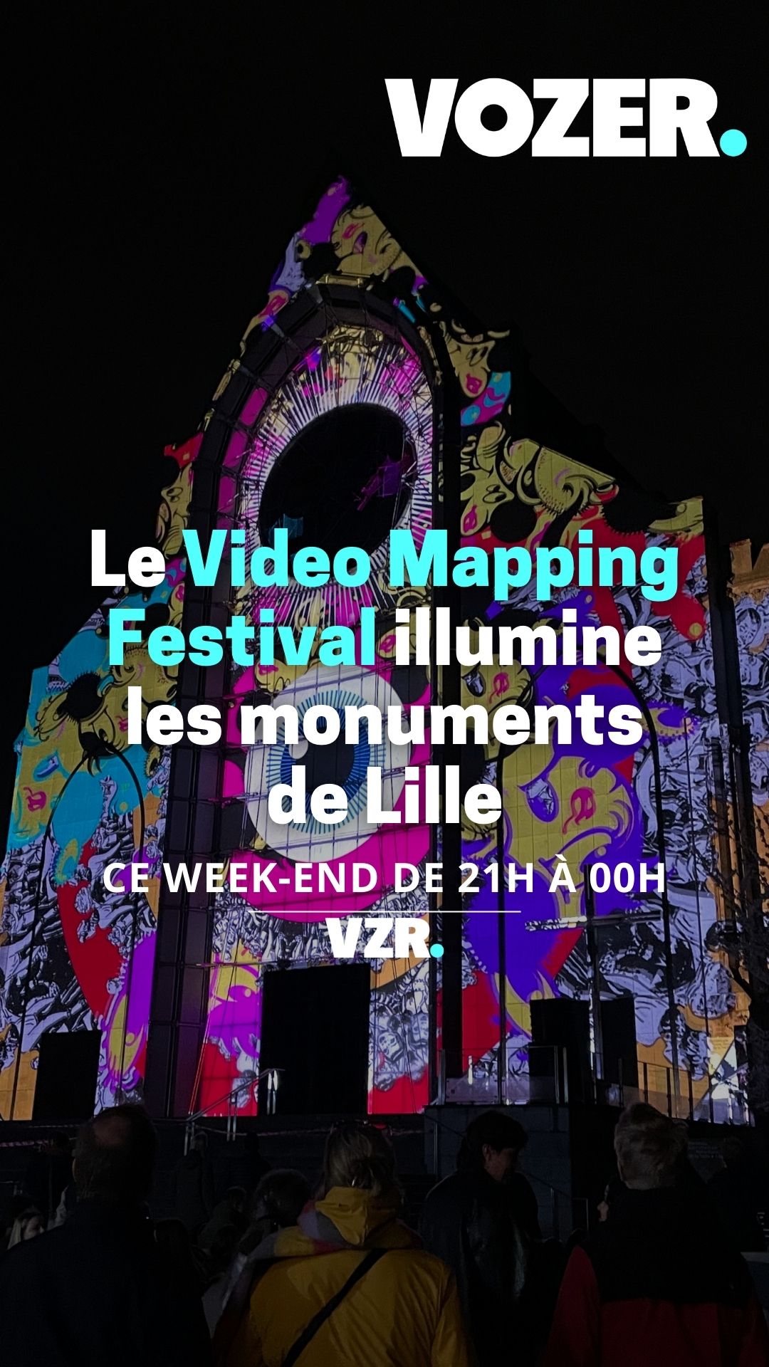 Le Video Mapping Festival illumine les monuments de Lille