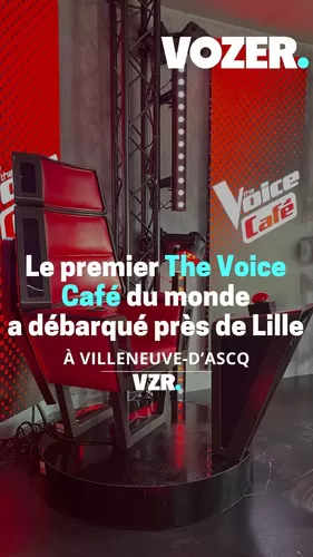 Le premier The Voice Café du monde a débarqué près de Lille 