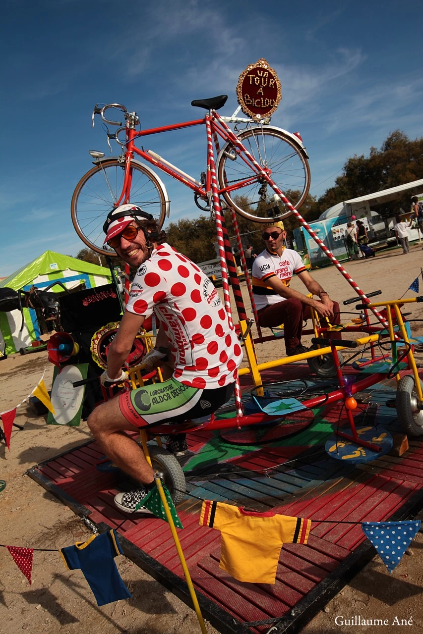 Ça, c'est le tour à biclou. @Guillaume Ané