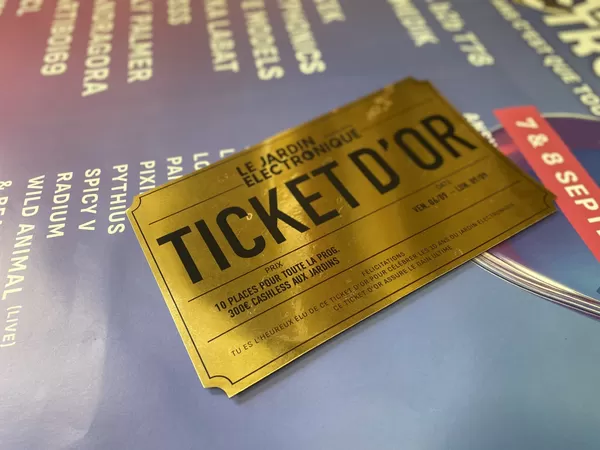 Le Jardin Électronique va cacher un ticket d'or dans Lille ce dimanche 21 juillet