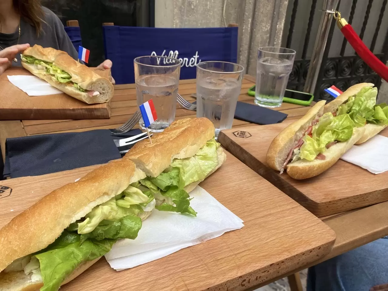 Les sandwichs du midi que l'on a testés. 