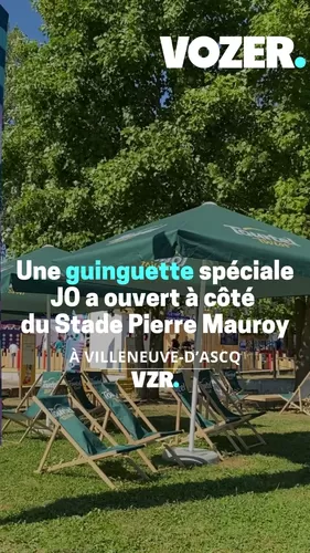 Une guinguette spéciale JO a ouvert à côté du Stade Pierre Mauroy