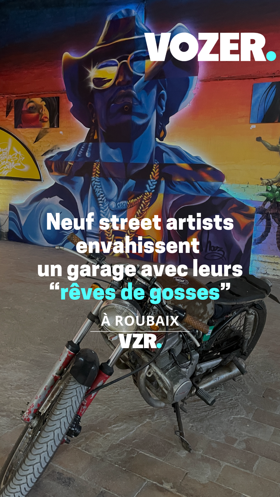 Neuf street artists envahissent un garage de Roubaix avec leurs rêves de gosses