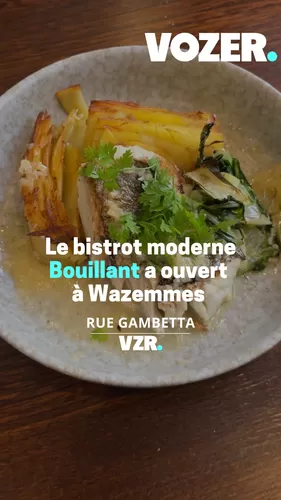 Le nouveau bistrot moderne Bouillant a ouvert à Wazemmes