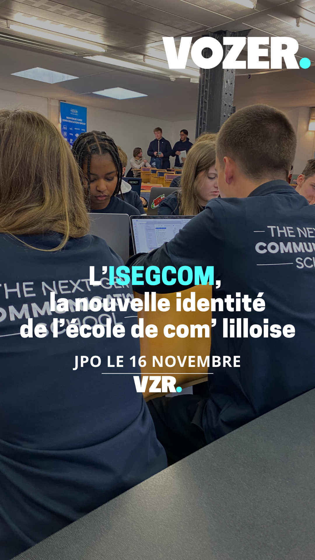 L'ISEGCOM, la nouvelle identité de l'école de com' lilloise