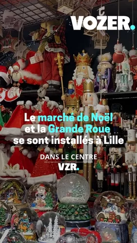 Le marché de Noël et la Grande Roue se sont installés à Lille