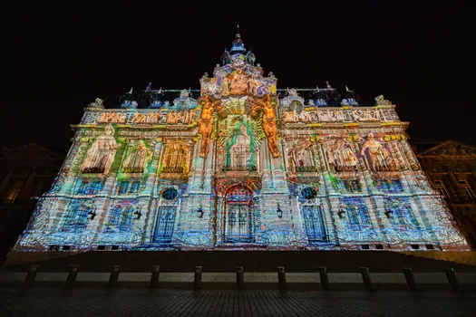 Un parcours de vidéo mapping va faire briller Roubaix plusieurs soirs par semaine jusqu'en mai