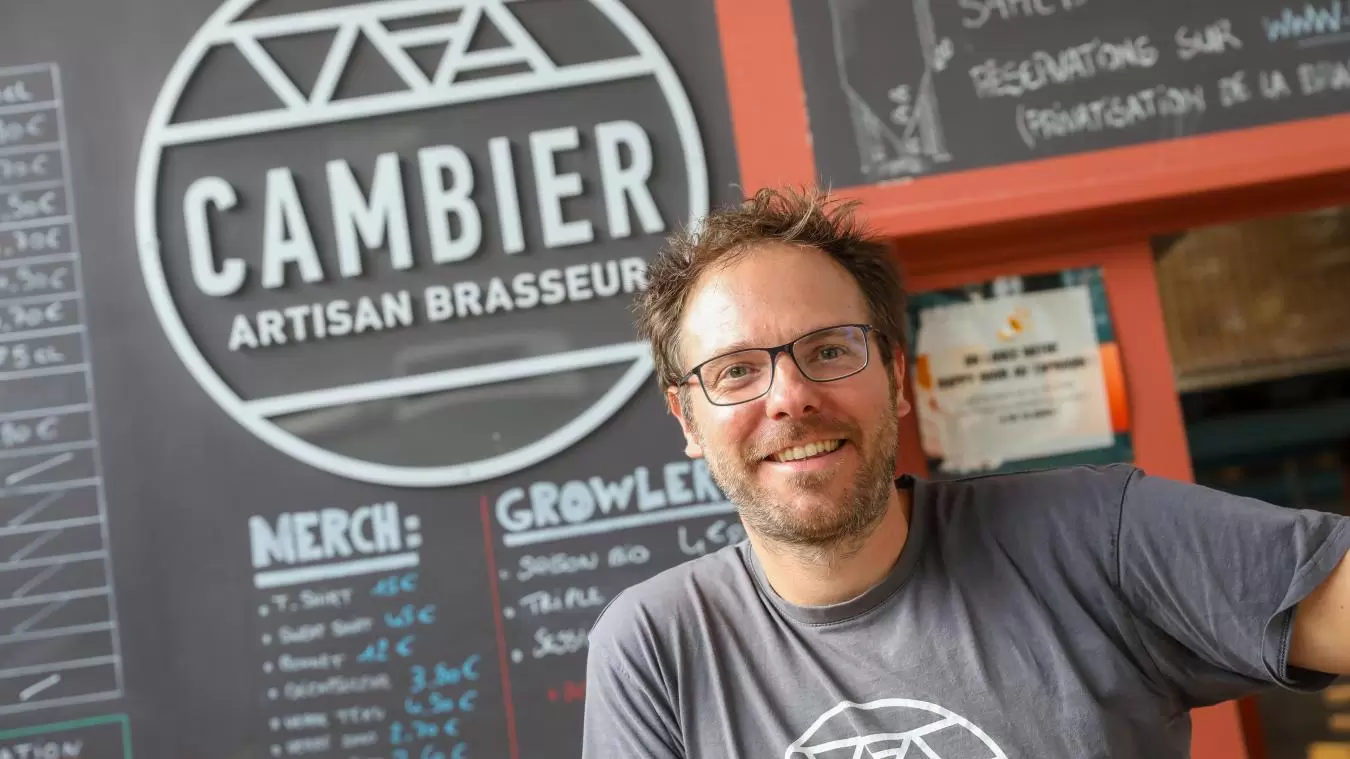 Ce n'est pas la première fois que Jean-Christophe Cambier doit brasser ses bières dans une autre brasserie. @Photo Thierry Thorel - VDNPQR