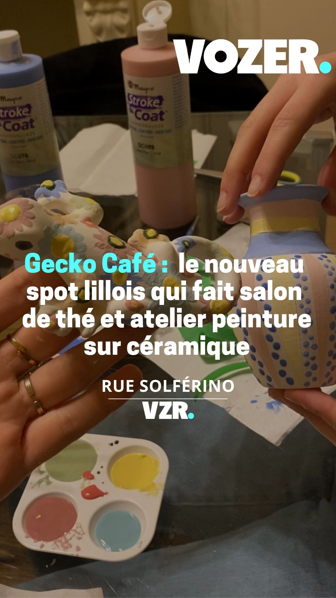 Gecko Café : le nouveau spot lillois qui fait salon de thé et atelier peinture sur céramique