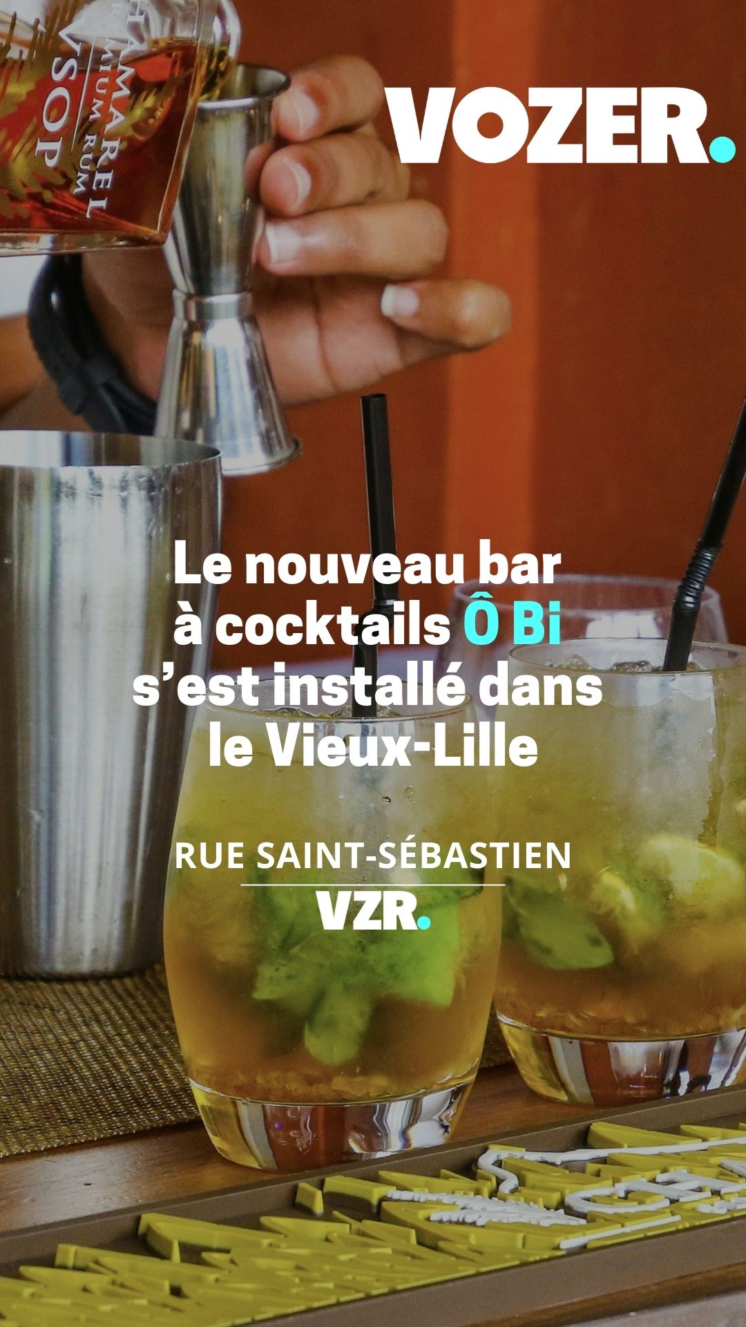 Le nouveau bar à cocktails Ô Bi s'est installé dans le Vieux-Lille