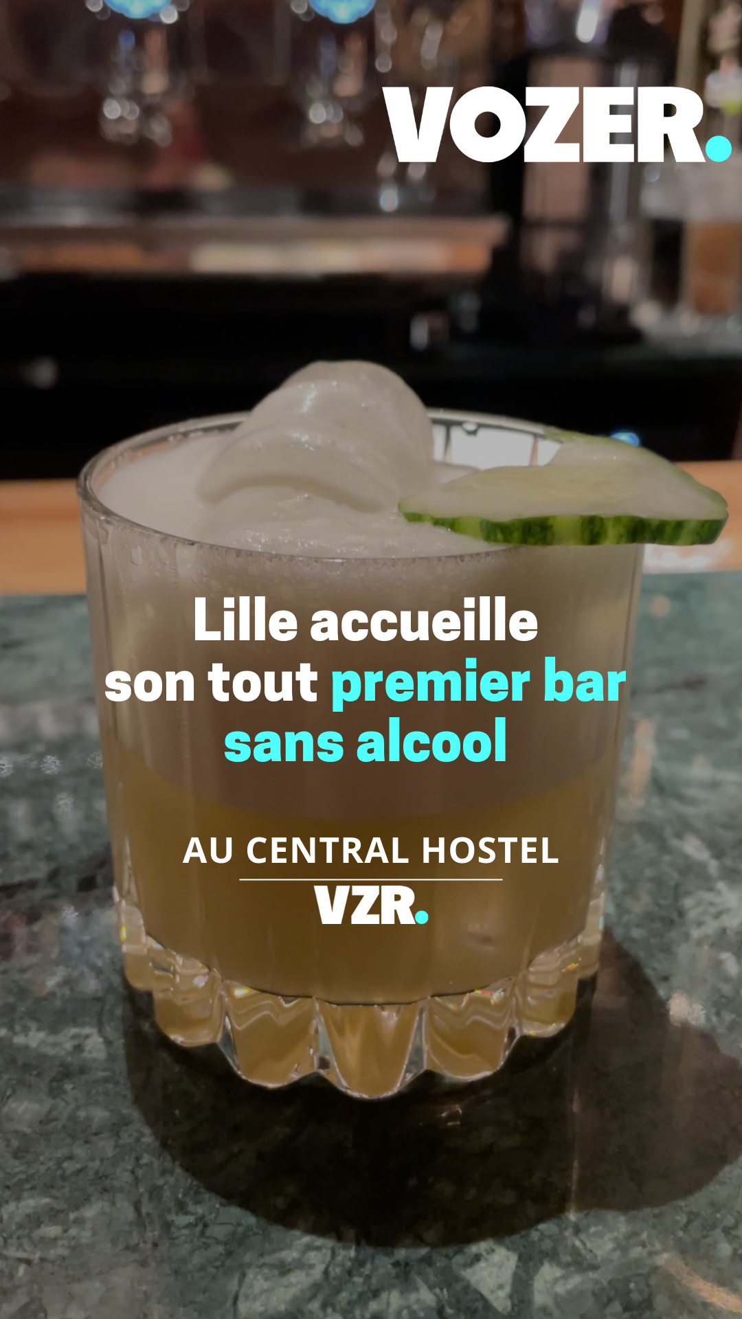 Lille se dote de son premier bar entièrement sans alcool, au Central Hostel 