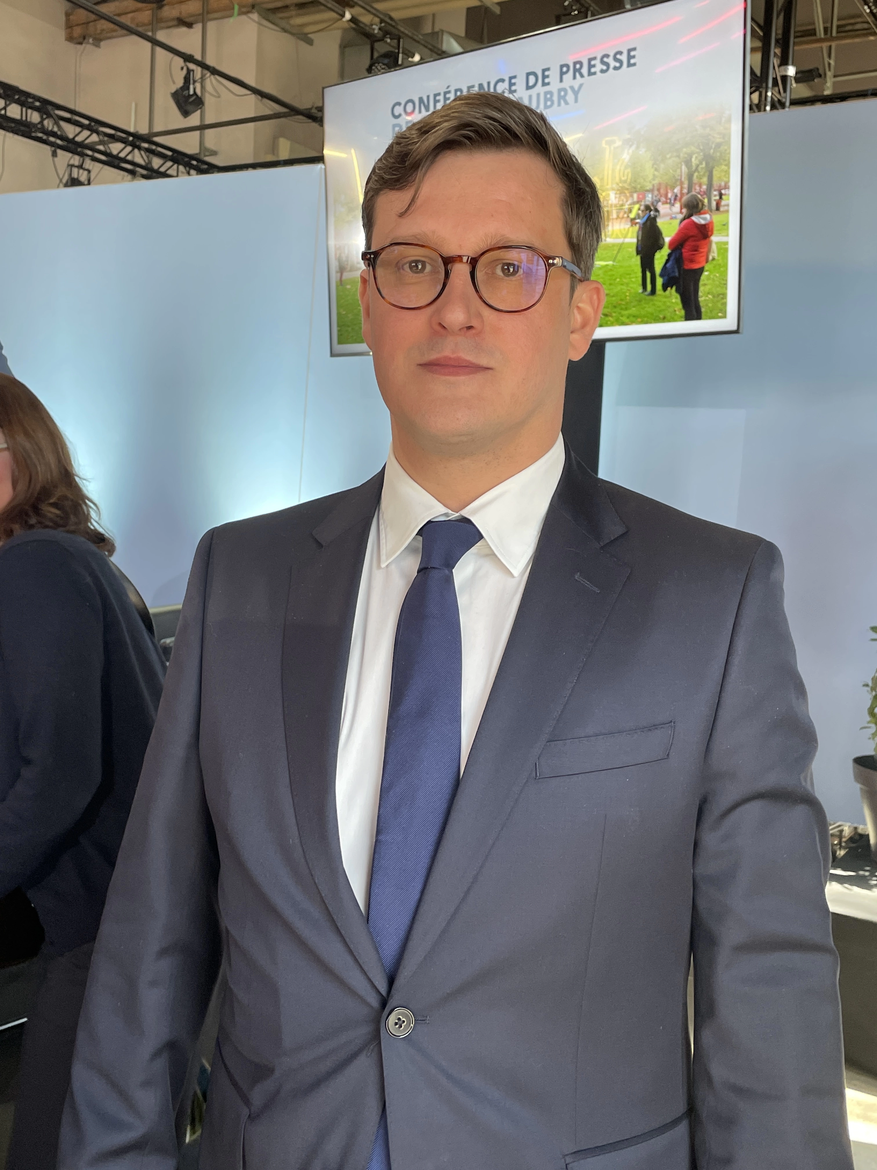 Arnaud Deslandes, le potentiel futur maire jusqu'en mars 2026.